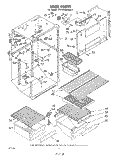 LINER Diagram and Parts List for ET19TKXLWR1  Whirlpool Refrigerator
