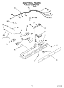 CONTROL Diagram and Parts List for 6GD5SHQXKB00  Whirlpool Refrigerator