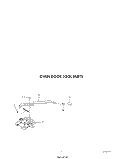 OVEN DOOR LOCK Diagram and Parts List for B9608^4  Whirlpool Wall Oven