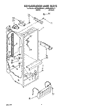 REFRIGERATOR LINER Diagram and Parts List for KSRS25QXAL11  KitchenAid Refrigerator