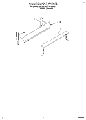 Part Location Diagram of 4315546 Whirlpool BACKGUARD