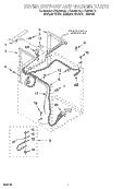 DRYER SUPPORT AND WASHER Diagram and Parts List for LTE5243DQ2  Whirlpool Washer Dryer Combo