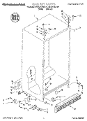 CABINET Diagram and Parts List for KSUS27QDAL00  KitchenAid Refrigerator