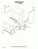 CHASSIS PARTS Diagram and Parts List for KDRS463VSS02  KitchenAid Range