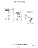 WATER SYSTEM Diagram and Parts List for LA5600XPW7  Whirlpool Washer