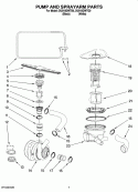 Part Location Diagram of W10181635 Whirlpool CLAMP