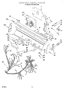 CONTROL PANEL, LIT/OPTIONAL Diagram and Parts List for KUDJ23HYWH2  KitchenAid Dishwasher