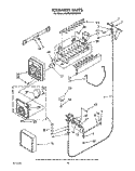 ICEMAKER, LIT/OPTIONAL Diagram and Parts List for KSRB25QWAL02  KitchenAid Refrigerator