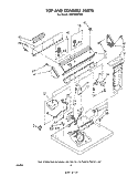 SECTION Diagram and Parts List for LE5790XPW0  Whirlpool Dryer