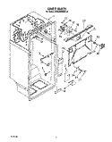 LINER Diagram and Parts List for KTRS20KWAL12  KitchenAid Refrigerator