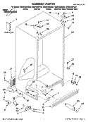 CABINET PARTS Diagram and Parts List for GS6SHEXNT04  Whirlpool Refrigerator