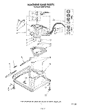 MACHINE BASE Diagram and Parts List for KAWE700TWH0  KitchenAid Washer