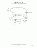 HEATER PARTS Diagram and Parts List for GU2475XTVY1  Whirlpool Dishwasher