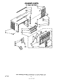 SECTION Diagram and Parts List for AHFP5021  Whirlpool Air Conditioner