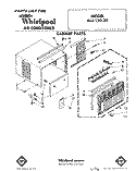 SECTION Diagram and Parts List for ALJ12020  Whirlpool Air Conditioner