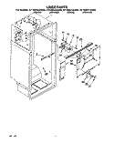 LINER Diagram and Parts List for ET18NKXAN00  Whirlpool Refrigerator