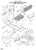 UNIT Diagram and Parts List for ET22DQRDB00  Whirlpool Refrigerator