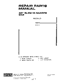 TOP BURNER Diagram and Parts List for 1456X1A  Roper Range