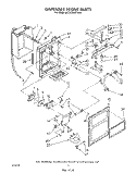 DISPENSER FRONT Diagram and Parts List for 6ED22DWXTN00  Whirlpool Refrigerator