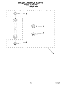 MISCELLANEOUS  PARTS Diagram and Parts List for 7MLTG8234PQ1  Whirlpool Washer Dryer Combo