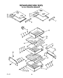 Part Location Diagram of 2000815 Whirlpool Meat Pan