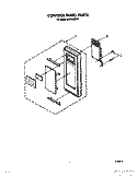 CONTROL PANEL Diagram and Parts List for MW7500XW0  Whirlpool Microwave