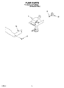 PUMP PARTS Diagram and Parts List for KUIA18NNJS3  KitchenAid Ice Maker