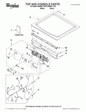 Part Location Diagram of W10386307 Whirlpool TECH SHEET