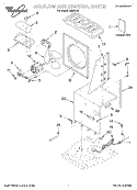 SECTION Diagram and Parts List for AD25TJ3  Whirlpool Dehumidifier