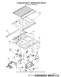 COMPARTMENT SEPARATOR Diagram and Parts List for ET18DKXTF03  Whirlpool Refrigerator
