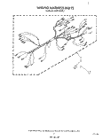 WIRING HARNESS Diagram and Parts List for KEBI100VBL1  KitchenAid Wall Oven