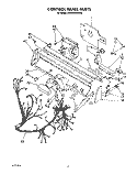 CONTROL PANEL, LIT/OPTIONAL Diagram and Parts List for KUDI220WWH3  KitchenAid Dishwasher
