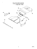 TOP VENTING, OPTIONAL Diagram and Parts List for RBS277PDB4  Whirlpool Wall Oven