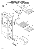 Part Location Diagram of 2211746 Whirlpool SHELF-WIRE