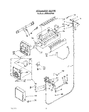 ICEMAKER, LIT/OPTIONAL Diagram and Parts List for JWARG480PW01  Whirlpool Refrigerator