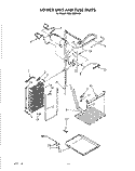 LOWER UNIT AND TUBE Diagram and Parts List for KSSS42MAX03  KitchenAid Refrigerator