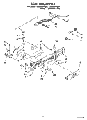 CONTROL PARTS Diagram and Parts List for 7GS6SHEXPQ03  Whirlpool Refrigerator