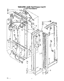 BREAKER AND PARTITION Diagram and Parts List for ED25SMXRWR0  Whirlpool Refrigerator