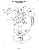 SECTION Diagram and Parts List for LE5720XPW0  Whirlpool Dryer