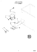 SECTION Diagram and Parts List for EH050FXEN00  Whirlpool Freezer
