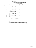 MISCELLANEOUS, OPTIONAL Diagram and Parts List for LSR5232LQ0  Whirlpool Washer