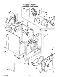 SECTION Diagram and Parts List for TEDL200AN0  Whirlpool Dryer