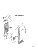AIR FLOW Diagram and Parts List for KSRS25QXAL10  KitchenAid Refrigerator