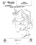 SECTION Diagram and Parts List for AD0482XP0  Whirlpool Dehumidifier