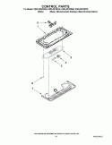 CONTROL PARTS Diagram and Parts List for KSRL25FXMT00  KitchenAid Refrigerator