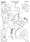 SECTION Diagram and Parts List for LER3622HQ0  Whirlpool Dryer