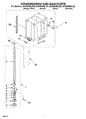 POWERSCREW AND RAM Diagram and Parts List for GX900QPLB0  Whirlpool Trash Compactor