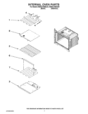 INTERNAL OVEN PARTS Diagram and Parts List for KEBK276BBL00  KitchenAid Wall Oven