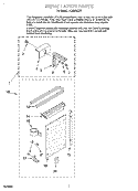INSTALLATION Diagram and Parts List for ACM052XF0  Whirlpool Air Conditioner