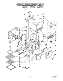 CABINET AND STIRRER, OPTIONAL Diagram and Parts List for KEMS306XAL5  KitchenAid Wall Oven